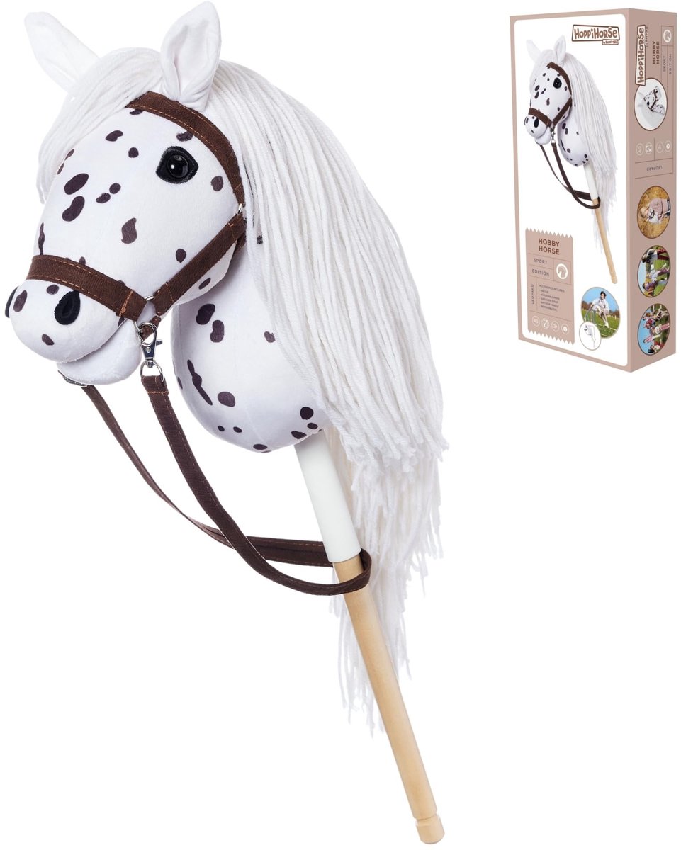 Hobby Paard met Comfort - Hoogwaardige Pluche met Silicone Handvat