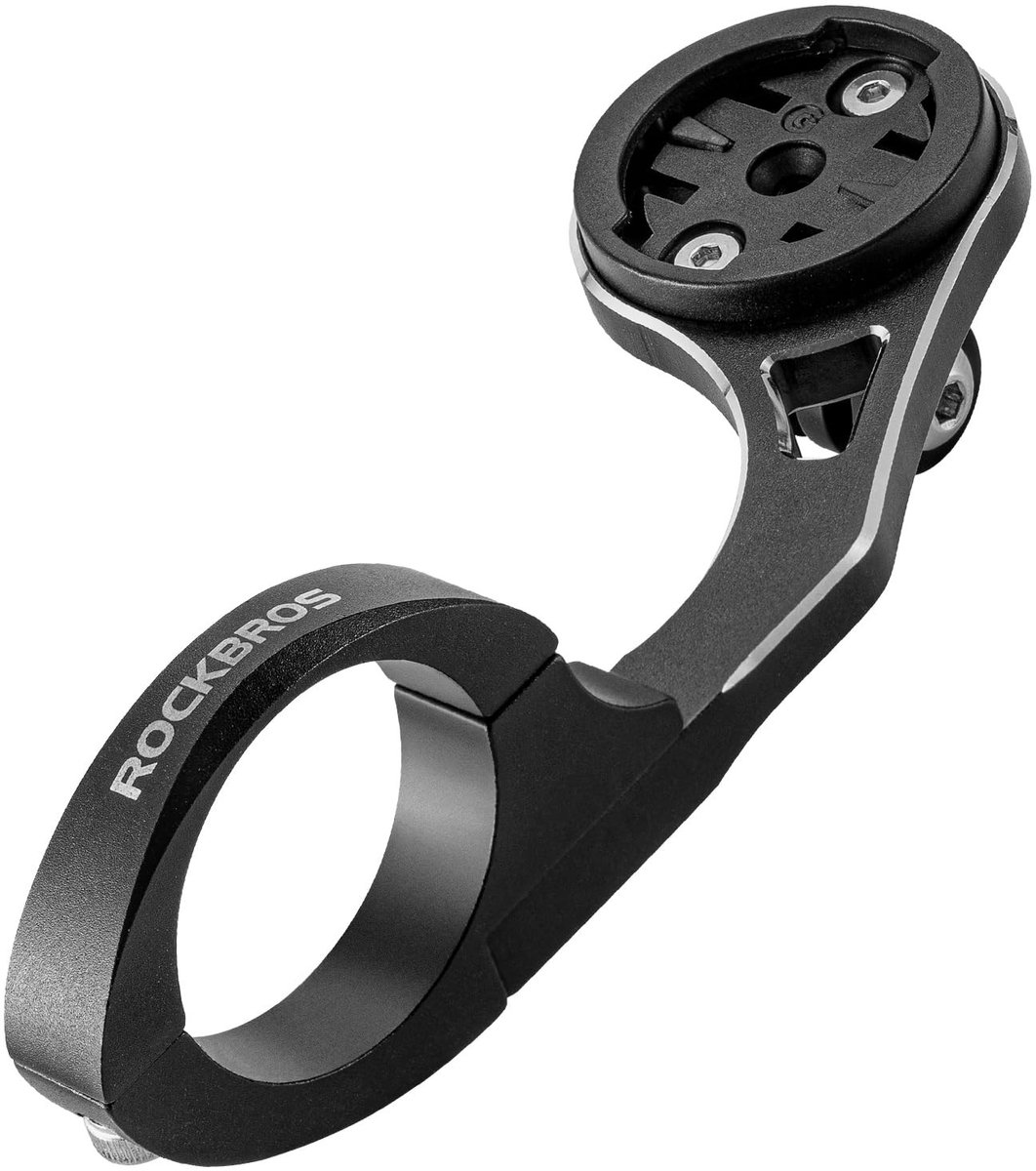 Fietscomputer Bevestiging voor Garmin en Bryton - Aluminium - Zwart