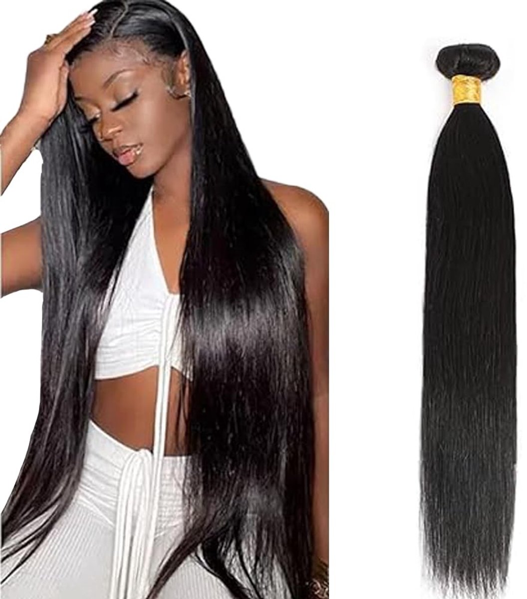 Mensenhaar Extensions - Zwart - 30 Inch
