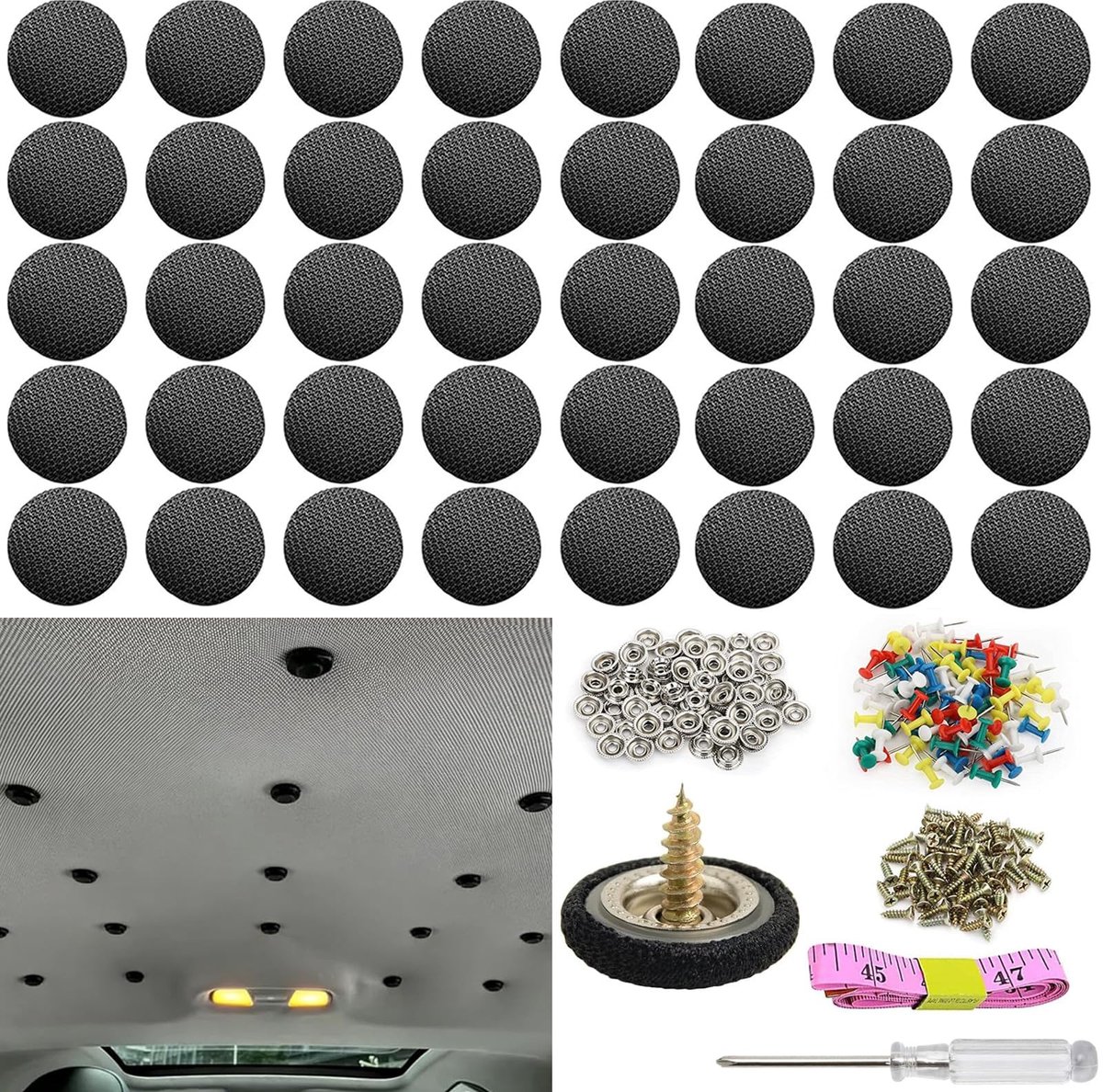 Universele Auto Dak Reparatie Kit - Inclusief 65 Stuks en Schroevendraaier