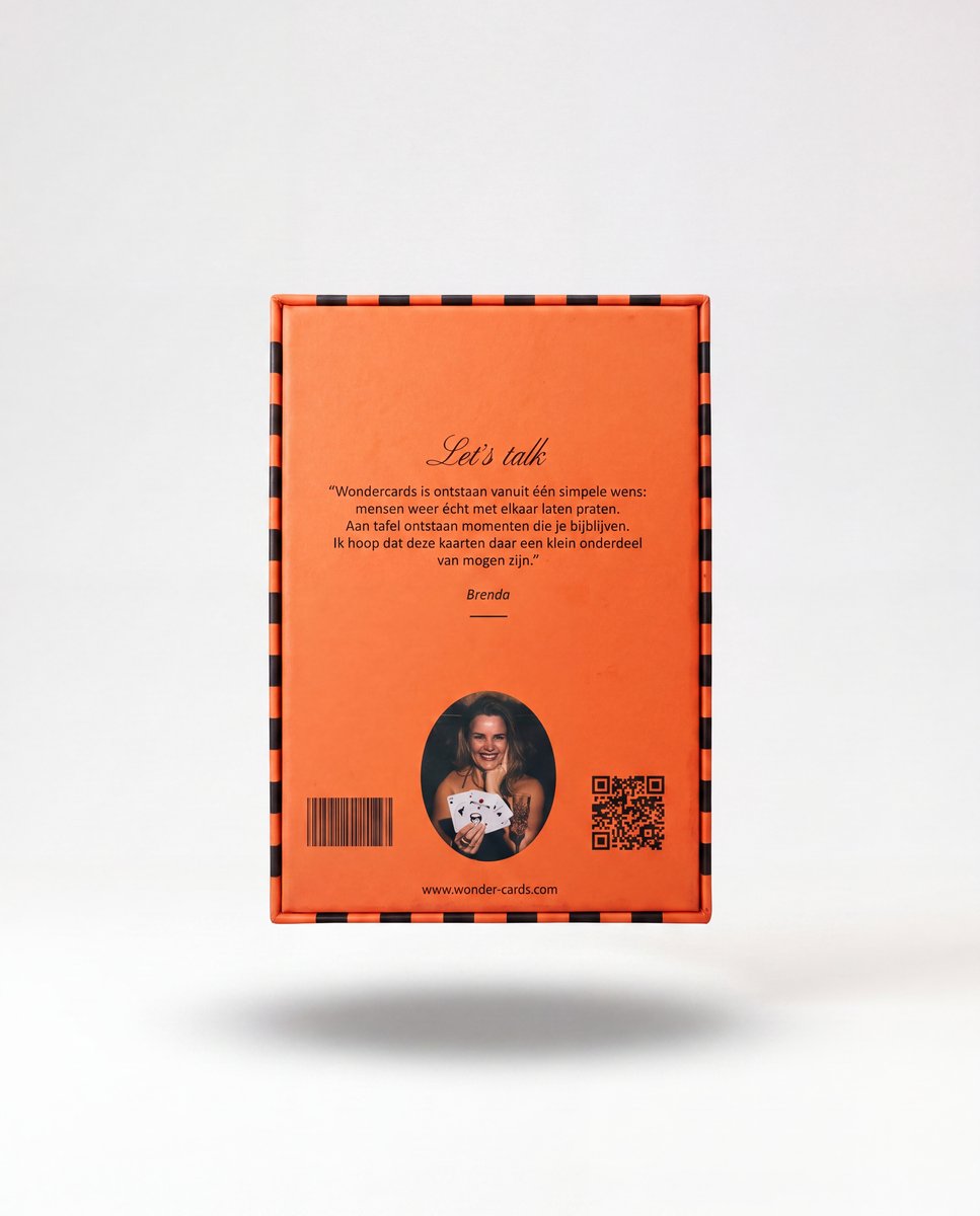 Wondercards Let's Talk – Gesprekskaartspel – Diepe Vragen voor Partner, Vrienden & Familie – 52 Kaarten + 2 Jokers