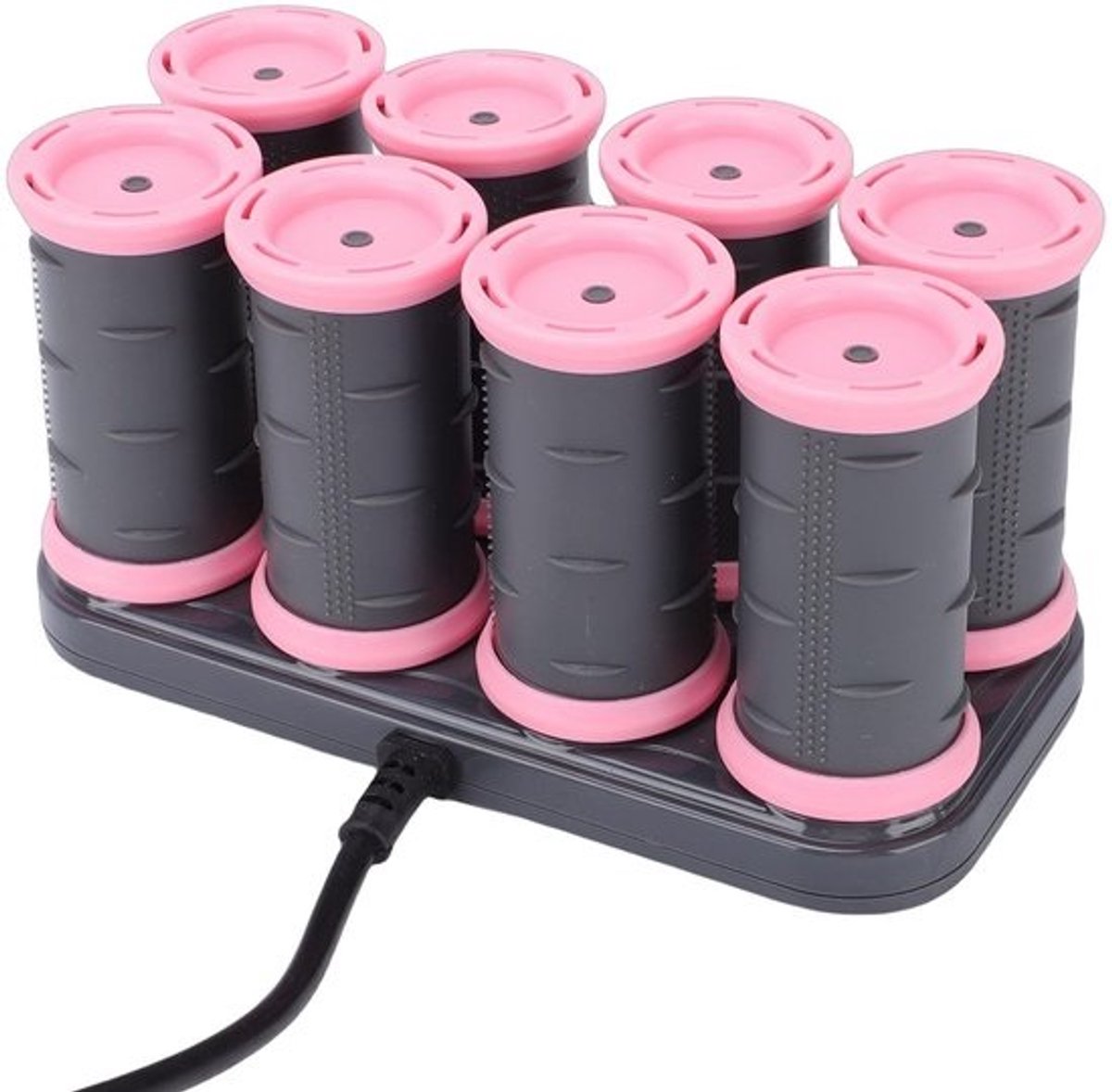 Dailygoods- Haarrollerset Snelle Verwarming - 8 Stuks - Elektrische Hete Rollers - Haarverzorging - Styling van Salonkwaliteit - Inclusief Opbergtas - Haarrollers