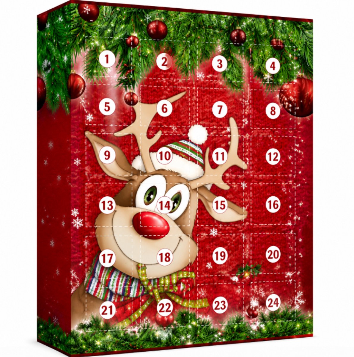 Kerst Aftelkalender - Kerstkalender - Adventkalender - 24 Stuks Kerstsleutelhanger - Cartoon Sleutelhangers - Kerst Ornamenten Hanger Sleutelhangers - Kerstman Sneeuwpop Kerstboom Sleutelhangers