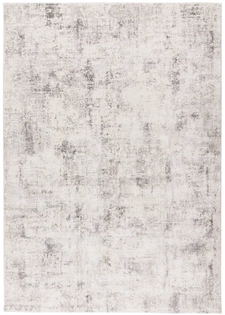 Dutch XXL Modern Vloerkleed | Tapijt | Lyon | Abstract | Zilver | 120x170 cm