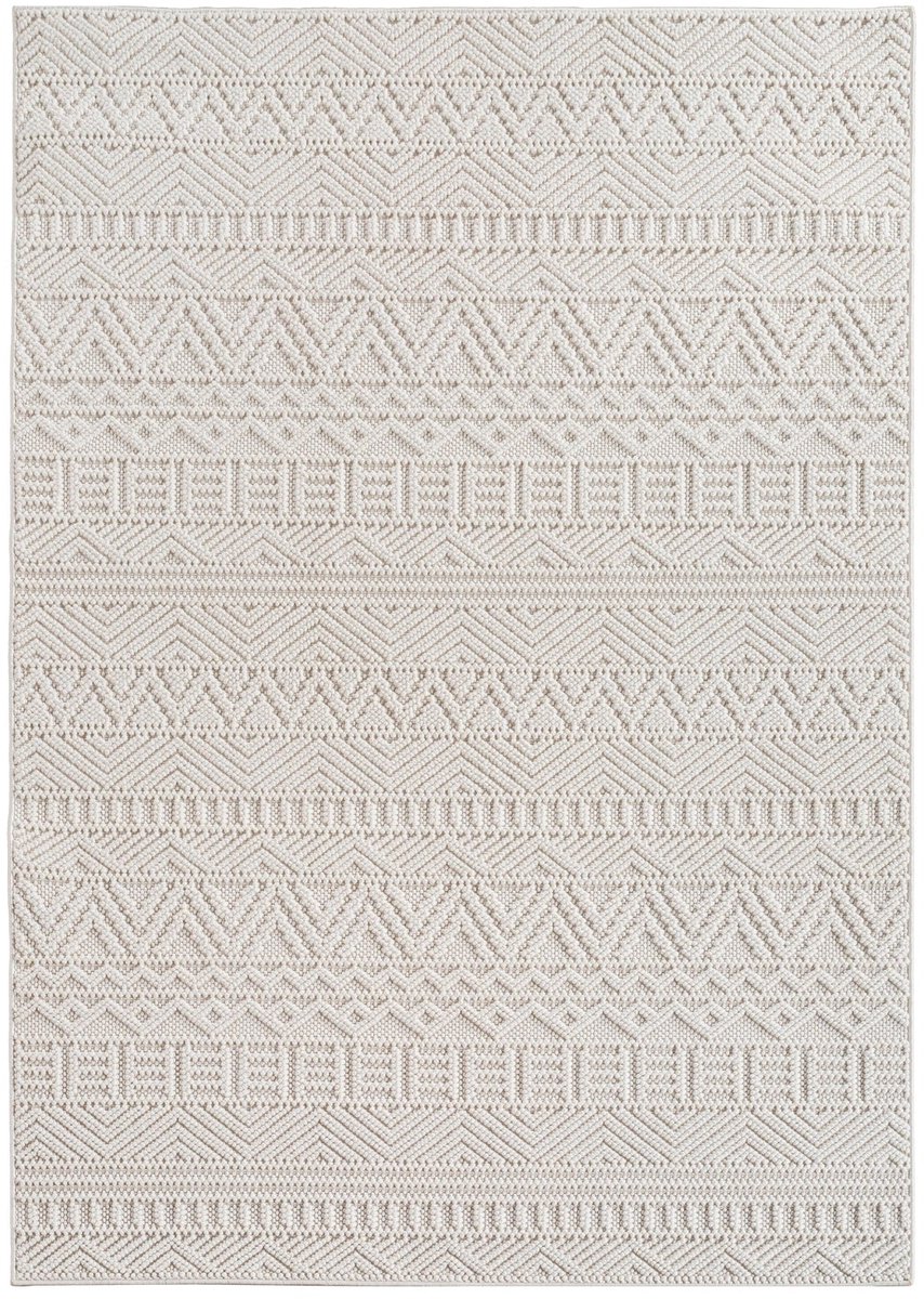 Dutch XXL Bohemian Vloerkleed | Tapijt | Helix | Etnisch | Crème | 160x230 cm