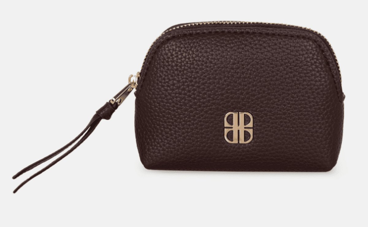Laurent David Dames Wallet Estée Dark Brown | Bruin | Maat: One Size