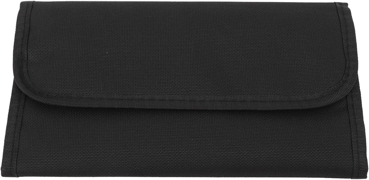 Opvouwbare camerafiltertas, schokbestendige en waterdichte tas voor 25-86 mm filters, handige en compacte opslagoplossing voor fotografen (6 stuks)