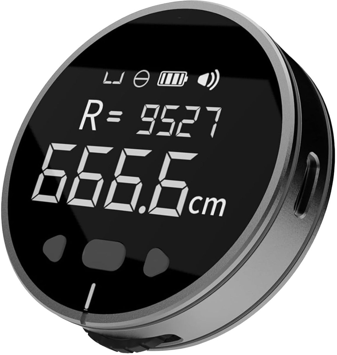 Digitale Rolmeter 100m met LCD Display en Oplaadbare Batterij, Nauwkeurig Meetinstrument voor Bouw, Lichaamsmetingen en Naaien