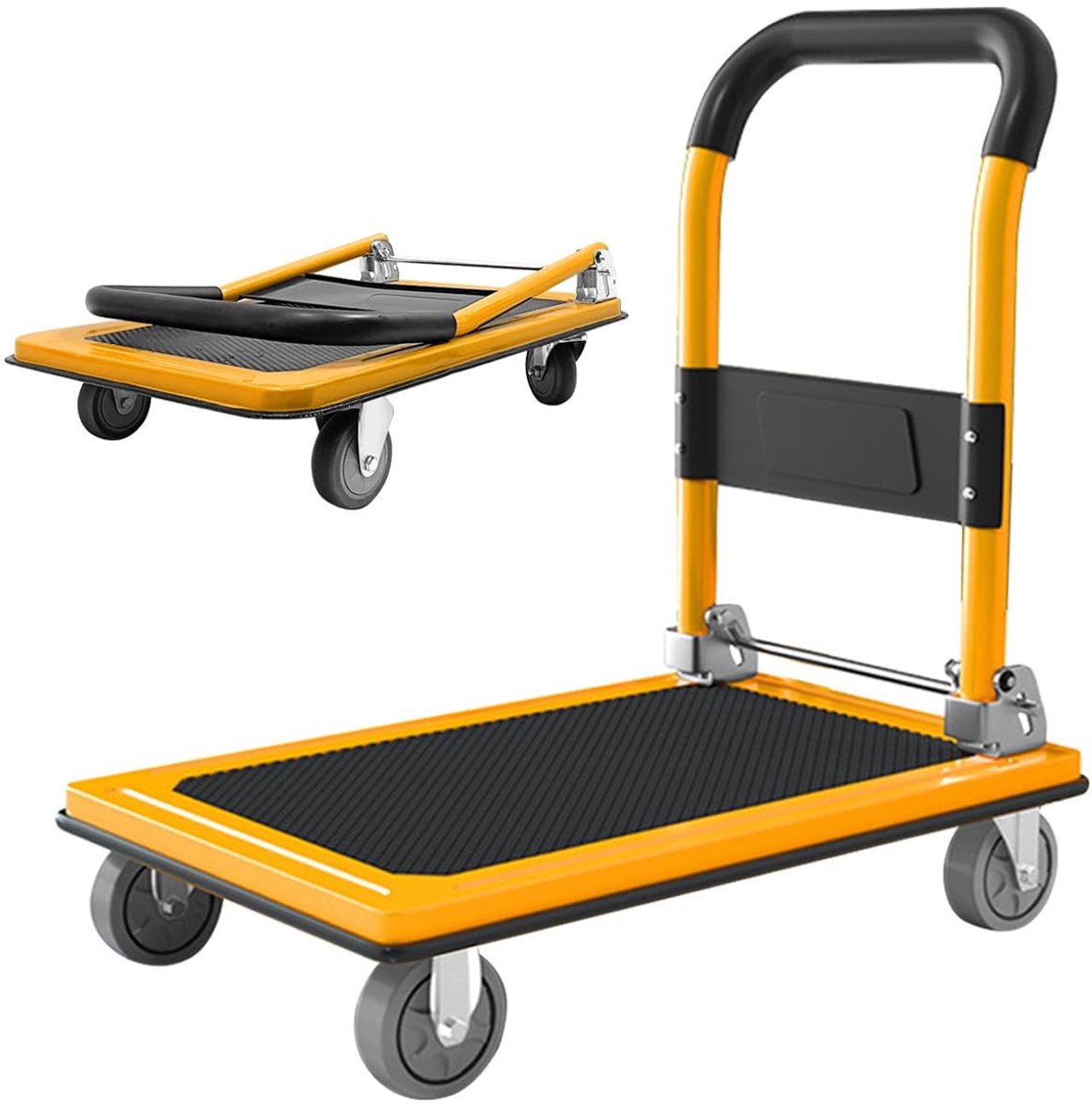 Transporttrolley - Vouwbaar met 360° antislip wielen - 300 kg draagvermogen