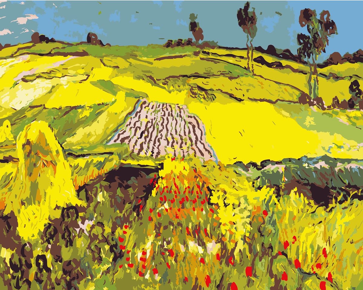 Verf op Nummer Kit - Schilderij The Plains - 16x20 inch