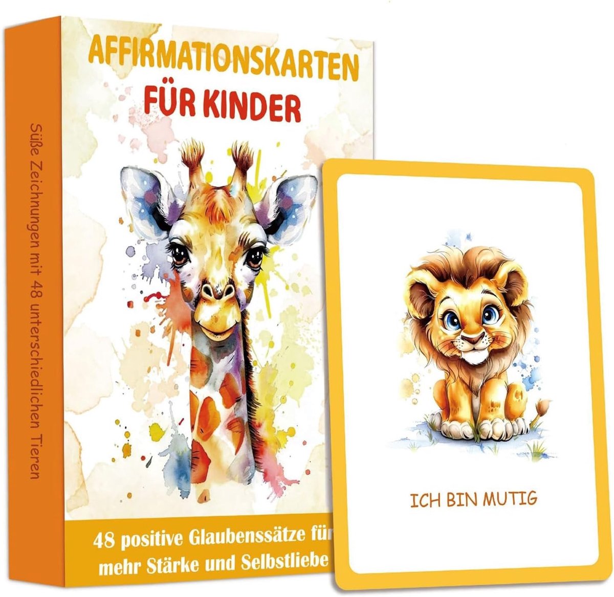Affirmatiekaarten voor Kinderen - Positieve Bevestigingen voor Peuters, Emotionele Ontwikkeling en Zelfvertrouwen, Perfect Cadeau voor Schoolstart en Dagelijks Gebruik