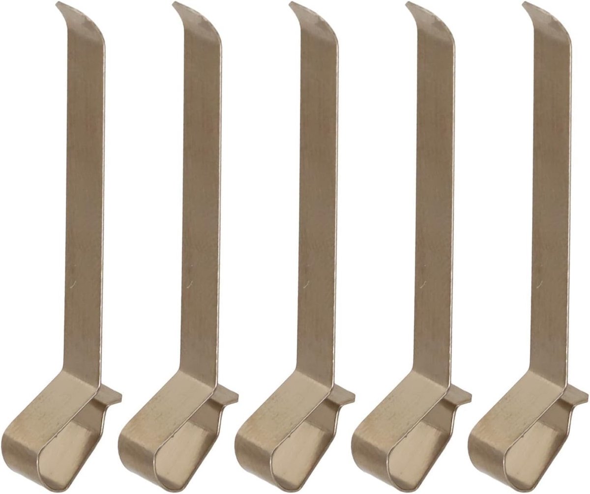 5 Stuks Metalen Veer Push Plate Reparatieset voor Cisterne Flush Modellen - Duurzame Vervangingsonderdelen voor Betrouwbare Flush, 38x5mm, Goudkleurige Controleplaat Cover