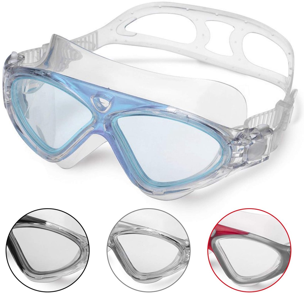 Zwem Goggles voor Volwassenen - Anti-Fog en UV Bescherming