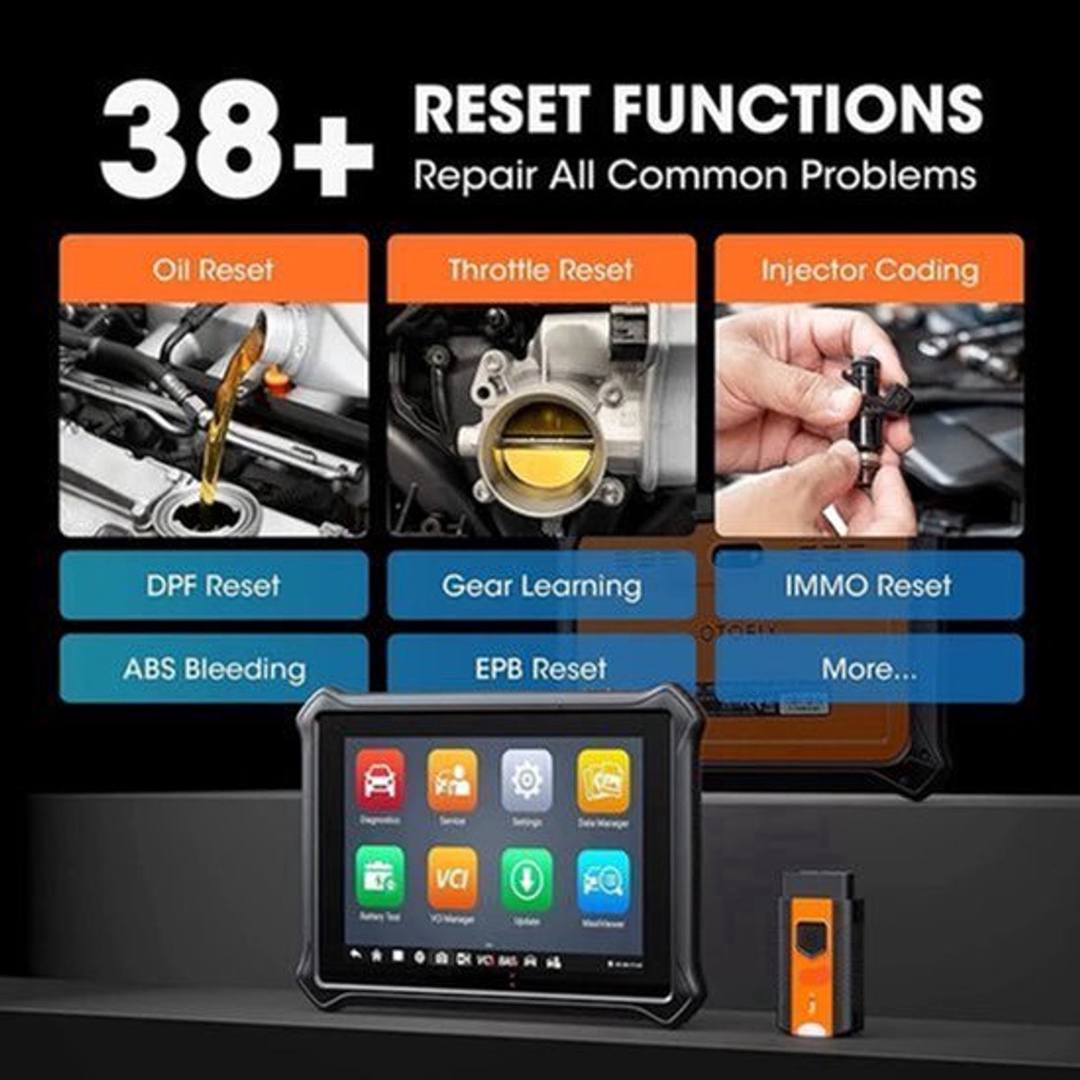 Automotive OBD2 Scanner - OBD2 - Diagnosecomputer - Storing Verwijderen - OBD - Uitleesapparatuur – Auto Accessoires - Bi-Directionele Controle – CAN FD & DoIP – 2 Jaar Update – All-System Diagnosetool