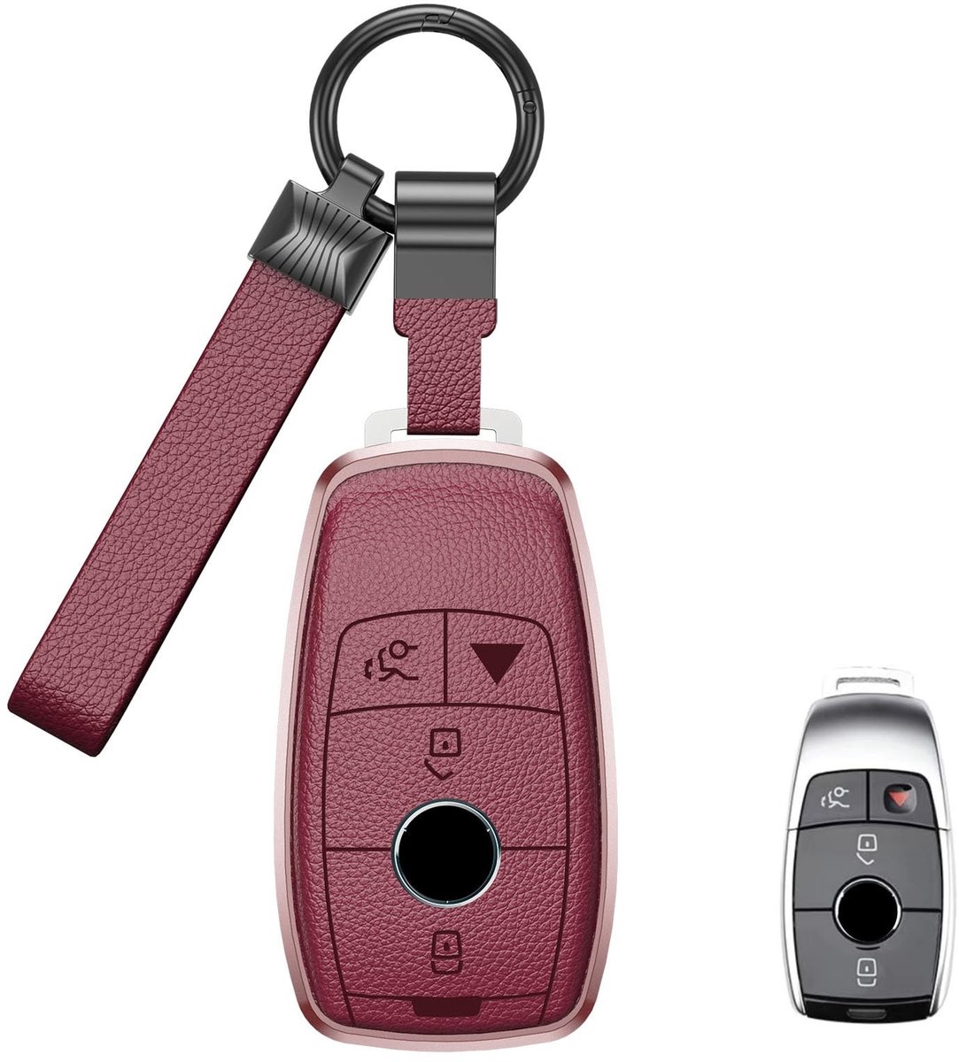 Sleutelhanger Cover voor Benz A - Roze Goud