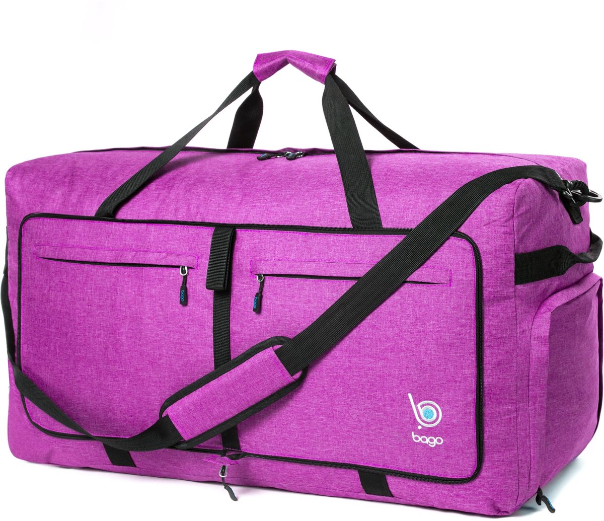 Vouwbare Reistas - Lichtgewicht 60L/80L/100L - Snow Pink