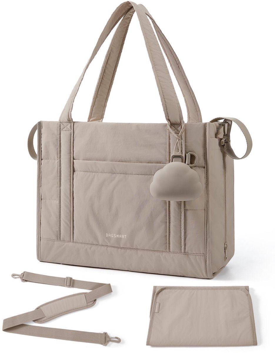 Wickeltasche - Multifunctionele tas met geïsoleerde vakken - Camel