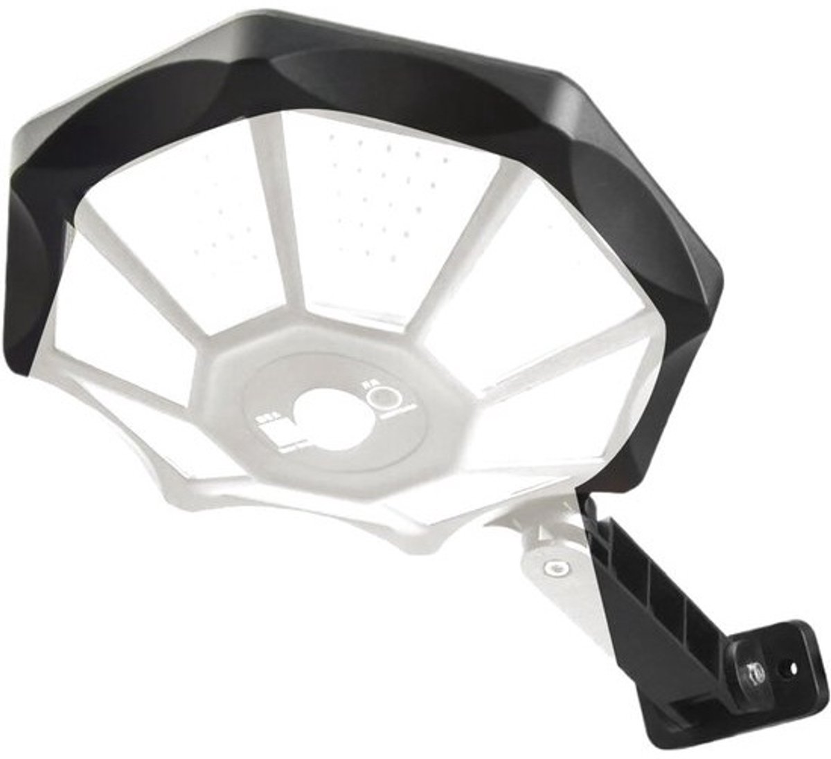 Buitenlamp Bewegingssensor - Solar Verlichting - Tuin Beveiligen - 168 LED's - 21 x 23 x 6.5 cm - Meerkleurig
