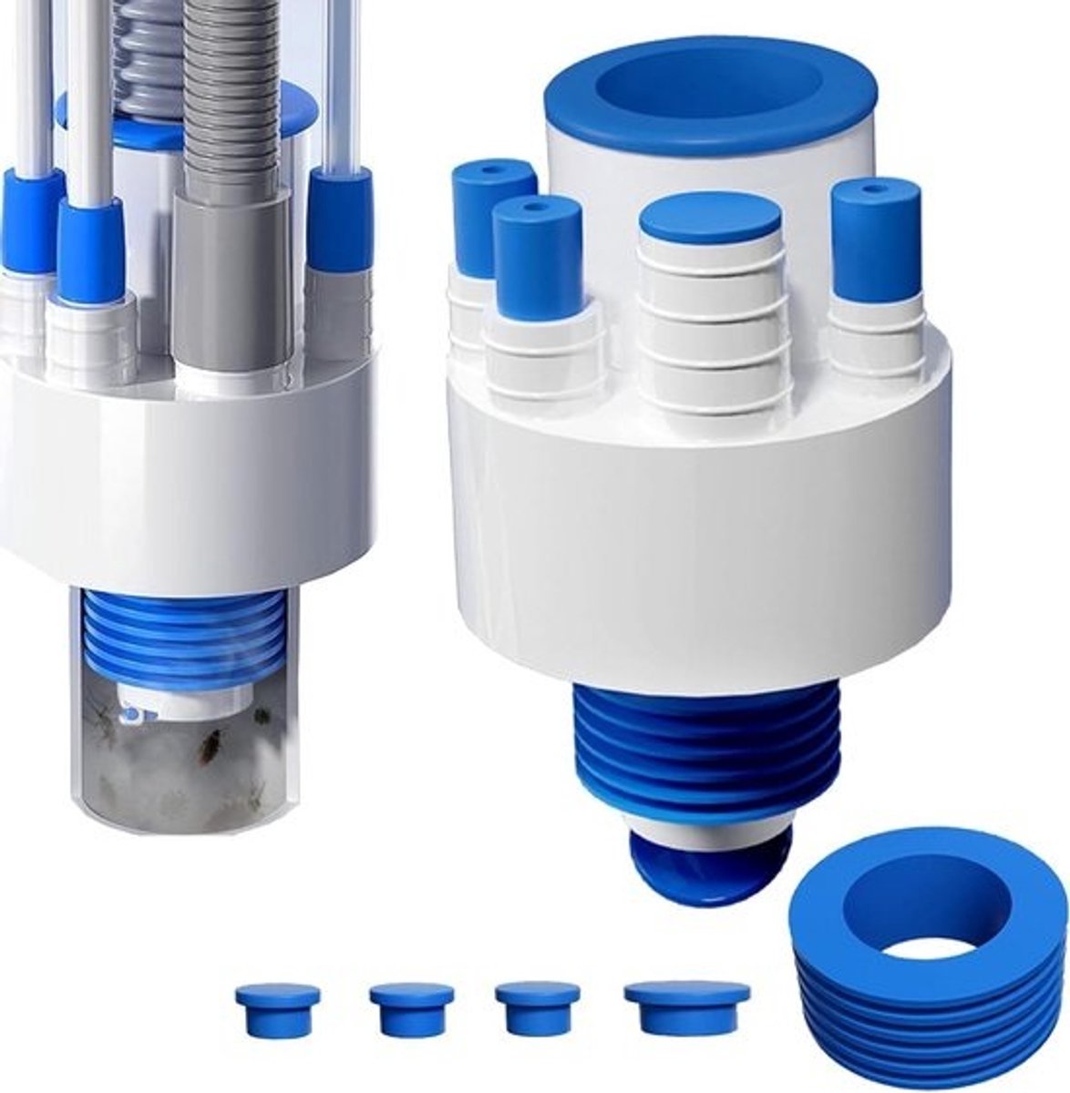Wasmachine Afvoeradapter - Wasmachine Aansluiting - Wasmachine Installeren - Universele Compatibiliteit - 31 x 21 x 6 cm - Zwart