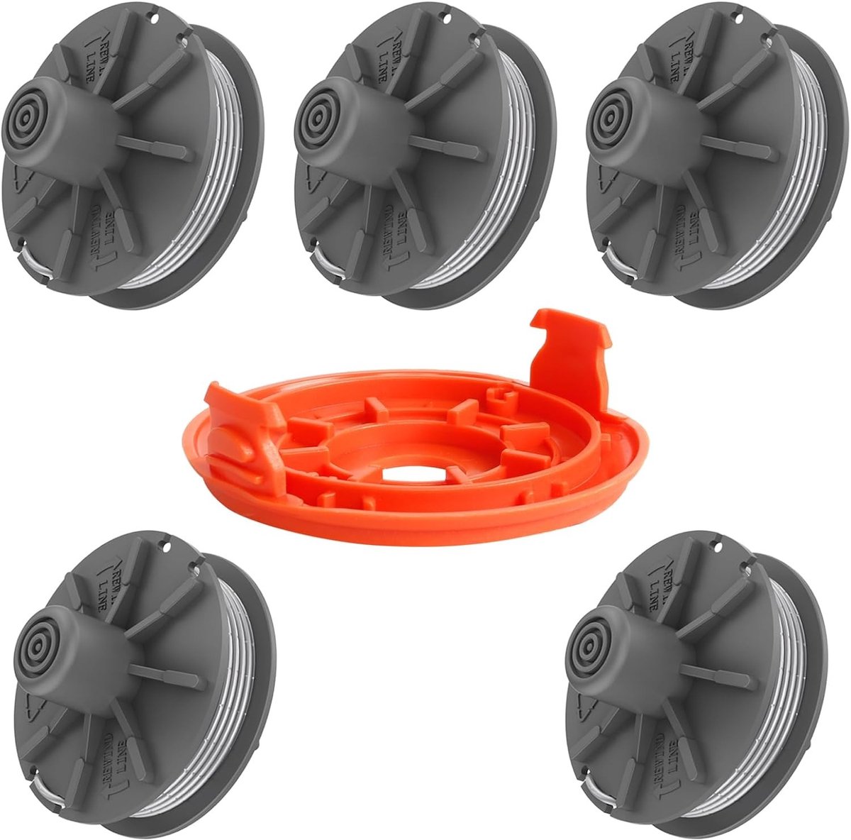 Vervangende trimmerdraad en beschermkap voor Easycut en ComfortCut modellen - 5 coils + 1 extra