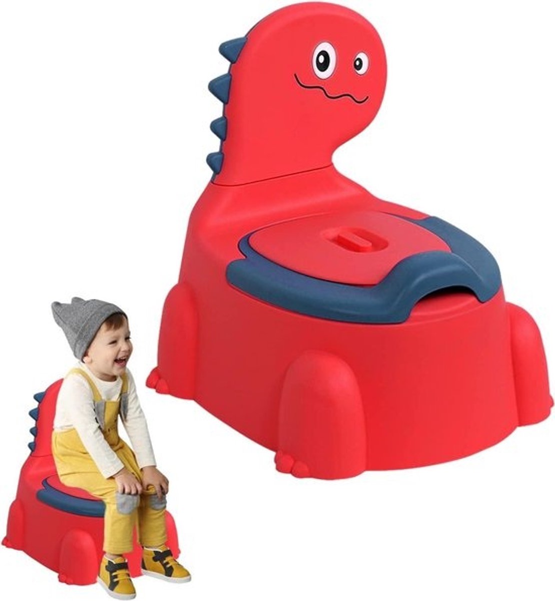Peuter Potje - Zindelijkheidstraining Toilet - Zindelijkheidstraining - Spatbestendig Ontwerp - 325 x 245 cm - Rood