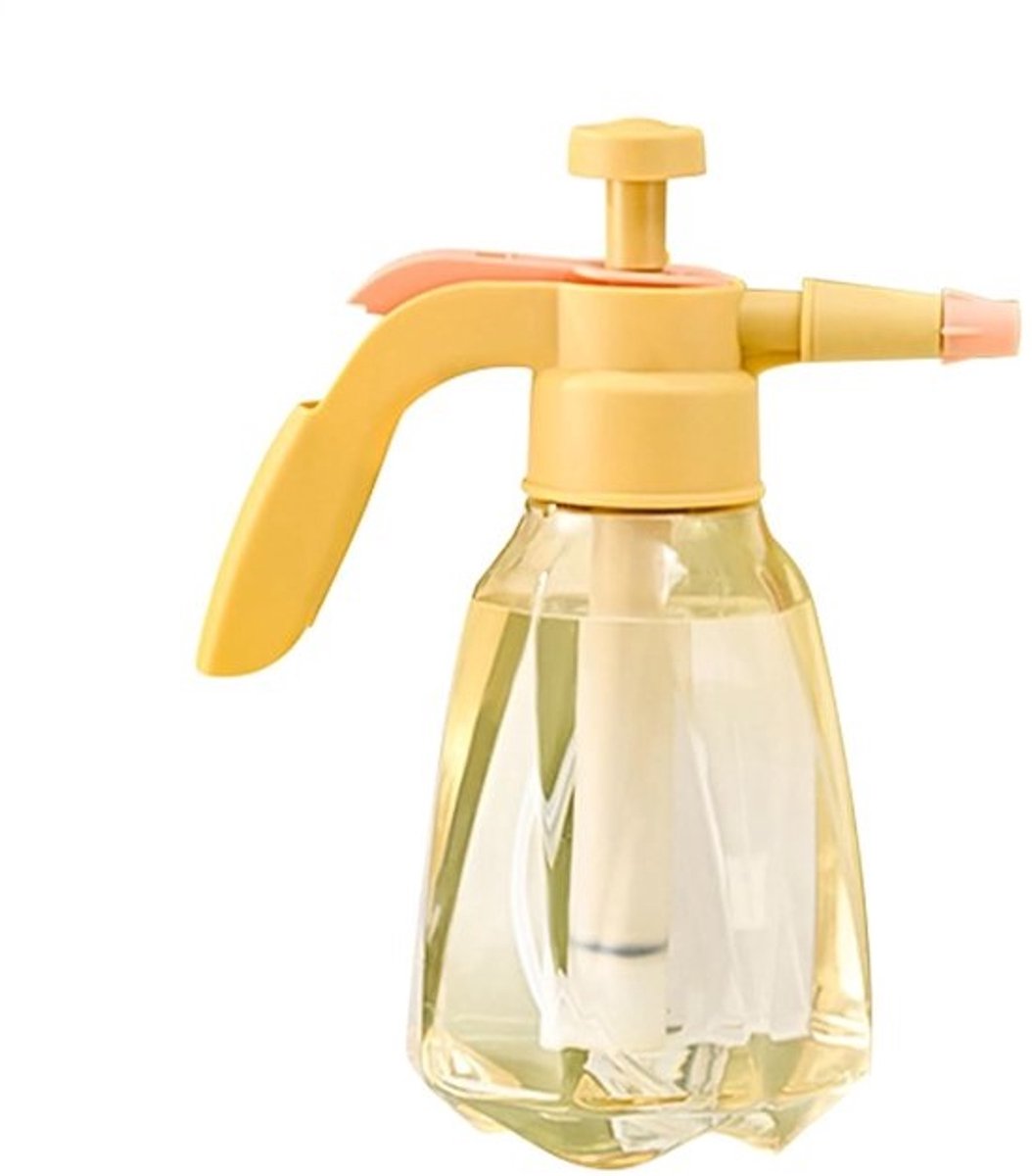 Handsproeier Tuin - Drukspuit Gazon - Planten Water Geven - Verstelbaar Mondstuk - 15 Liter - Geel