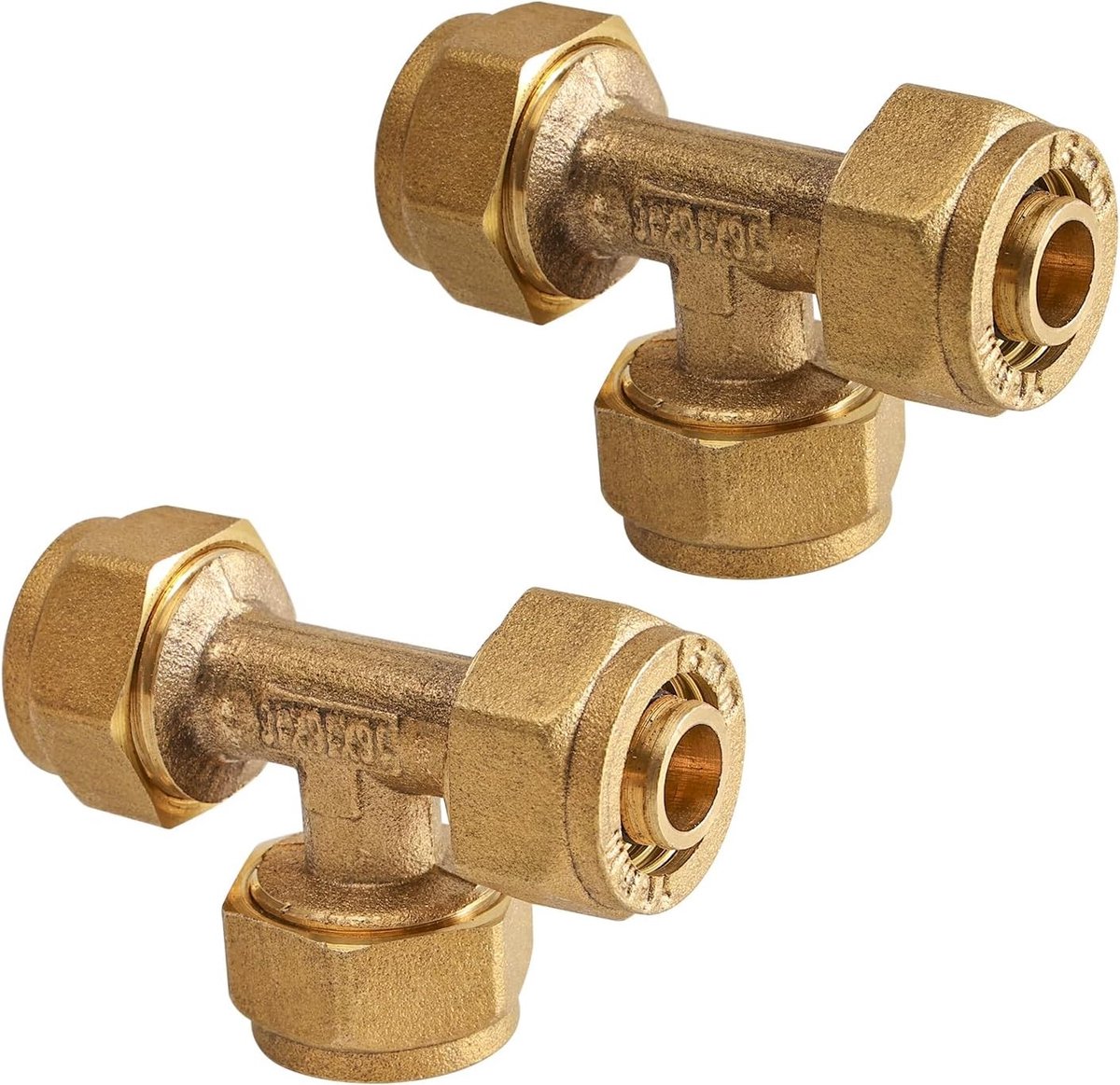 Set van 20x2mm Schroefverbindingen voor Multilayer Composietbuizen en Aluminium Buizen - 2 Stuks Clamp Ringen voor Betrouwbare Aansluitingen