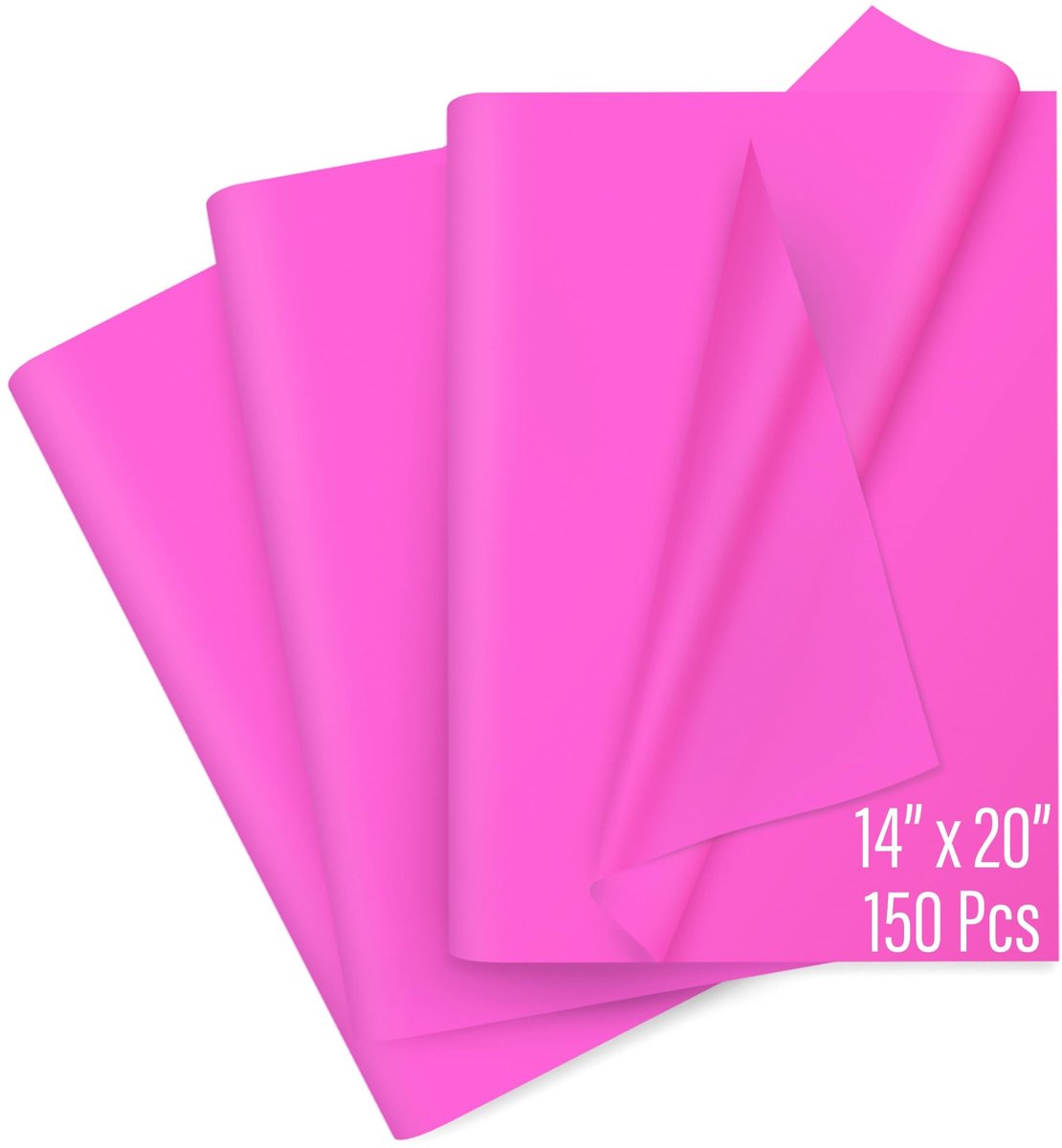 Roze Tissuepapier voor Cadeauverpakking - 150 Vellen
