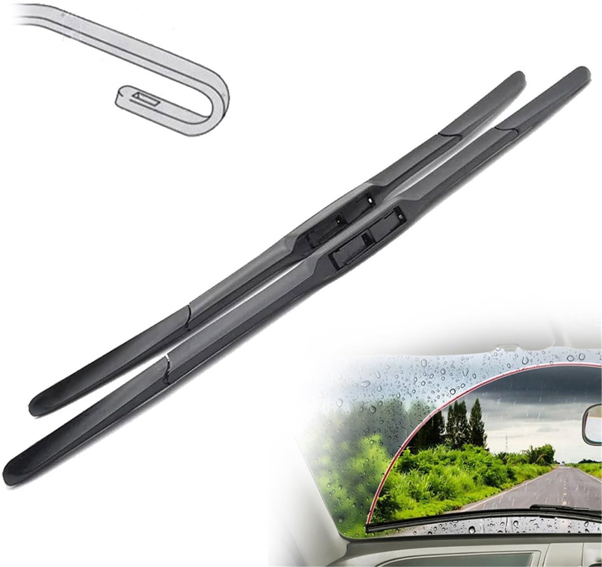 Voorruitwisserbladen voor Toyota Auris E150 - 26" en 16"