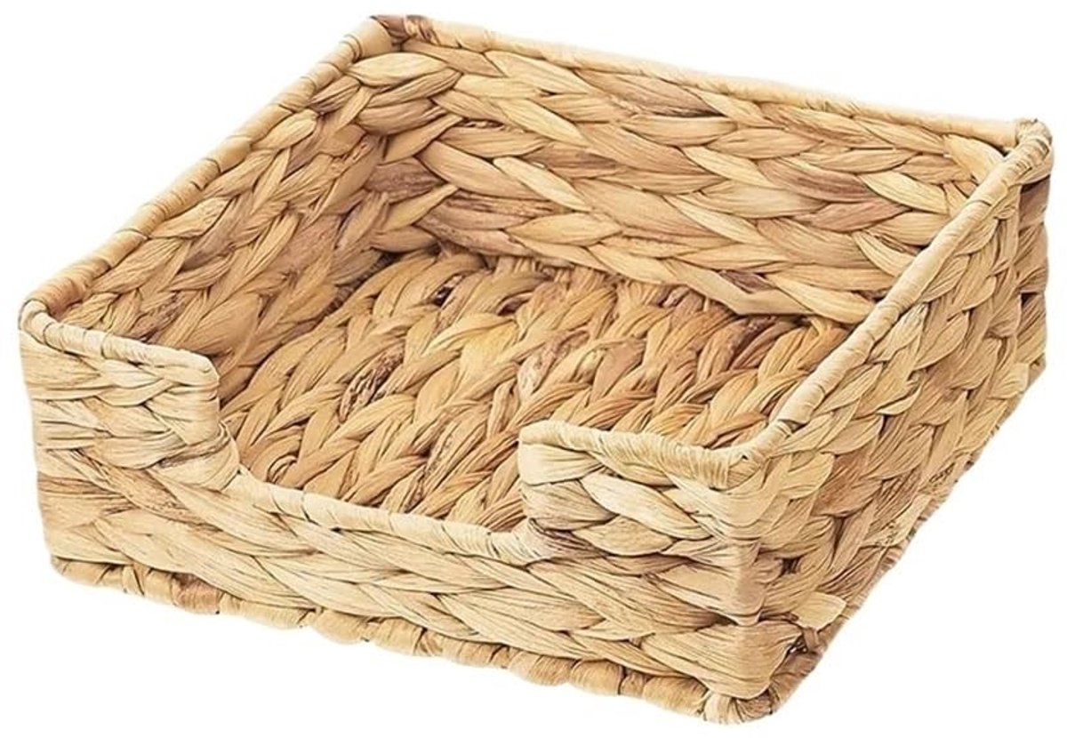 Servethouder - Lange Zeegras Geweven - 18x18x7cm