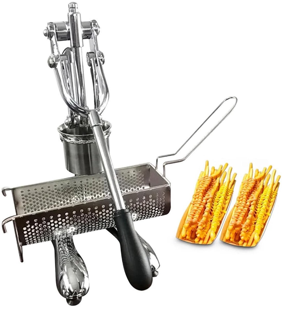 Frietpers - Handmatig - 30 cm voor Aardappelchips