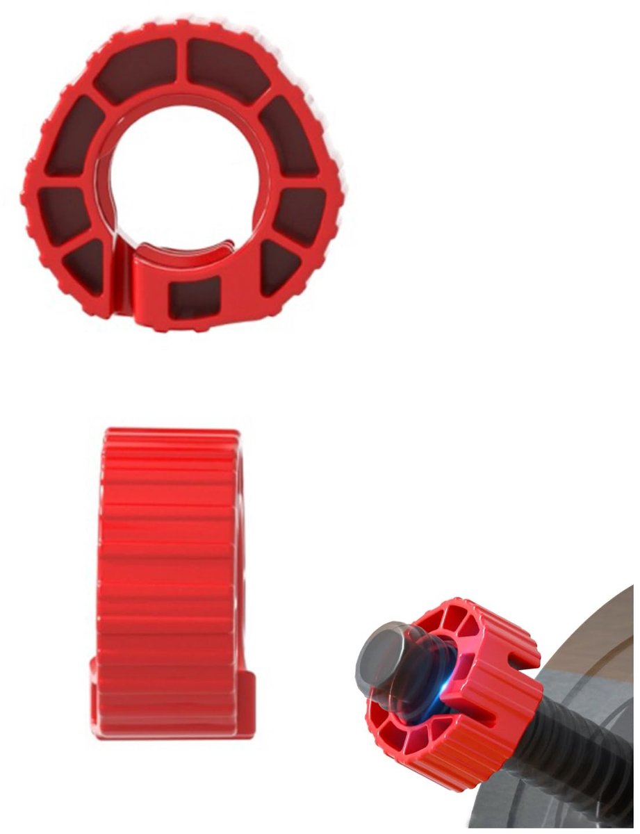 Gewichtsklemmen voor Dumbbells - 2 Stuks, Rood