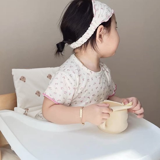 Kinderstoelkussen - Eenvoudig aan te brengen en volledig schoon te vegen zitkussen voor kinderstoel (Type C) met cartoonpatroon. van Merkloos — afbeelding 4