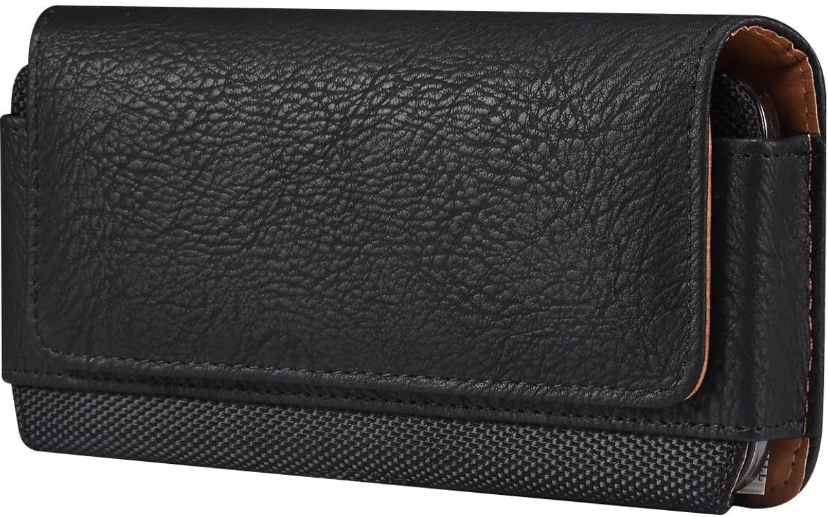 Dailygoods- Gordeltas Universeel - Heuptas voor Mobiele Telefoon - Riemclip - Waterdicht - Geschikt voor 6,7-6,9 inch Telefoons - Hoogwaardig Leder/Nylon