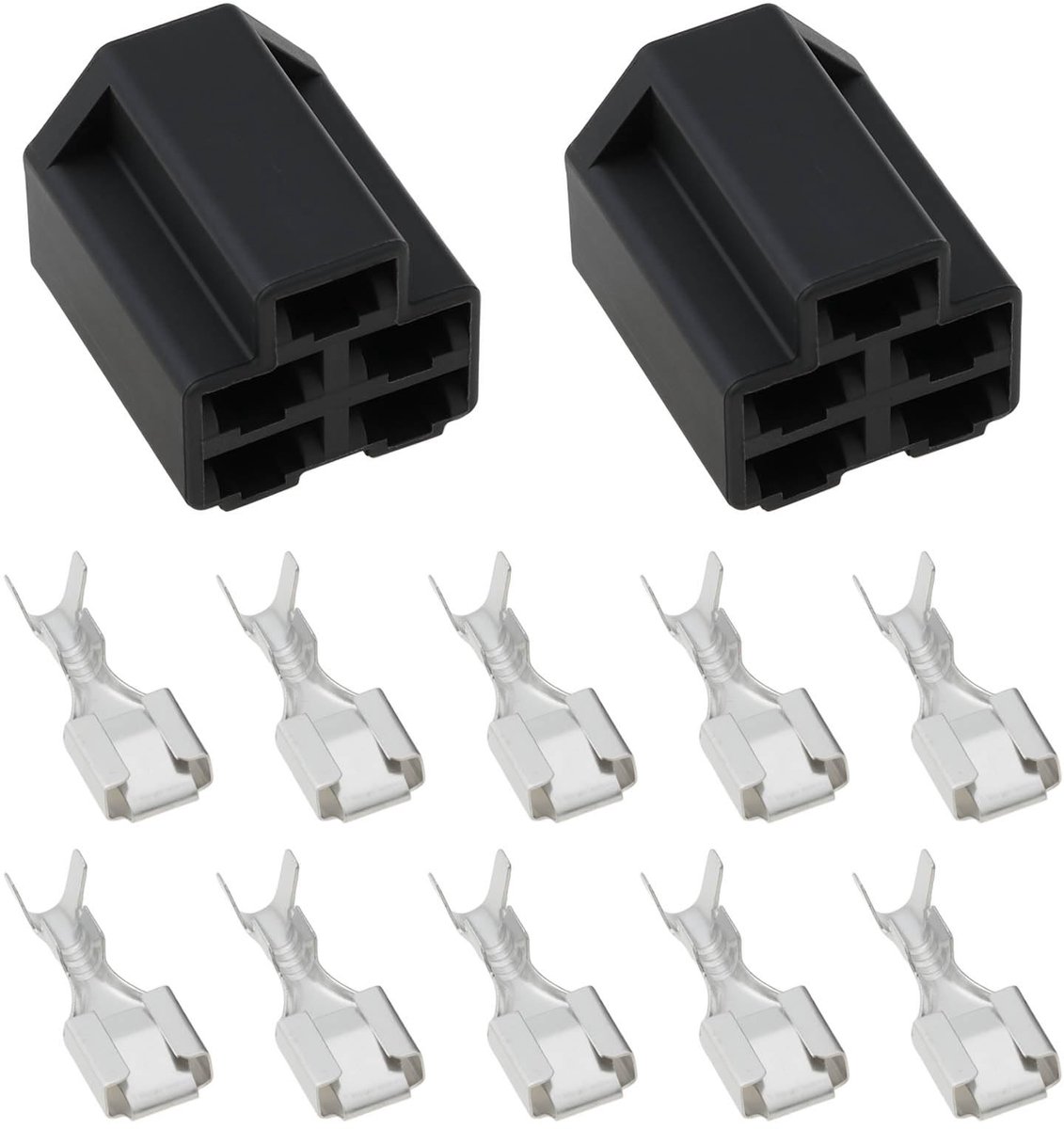 Dailygoods- Ontstekingssleutel set 2 stuks - Connector voor grasmaaier - 5-pins schakelaar - Compatibel met John Deere - Vervangt beschadigde componenten - Zorgt voor stabiele aansluiting