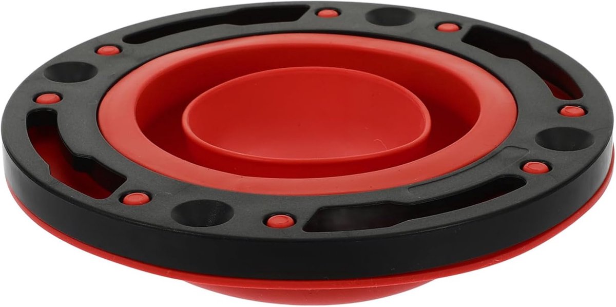 Toilet Gasket Set - Afsluitring Toiletflens - Lekkage Voorkomen - Eenvoudige Installatie - 17 cm - Rood