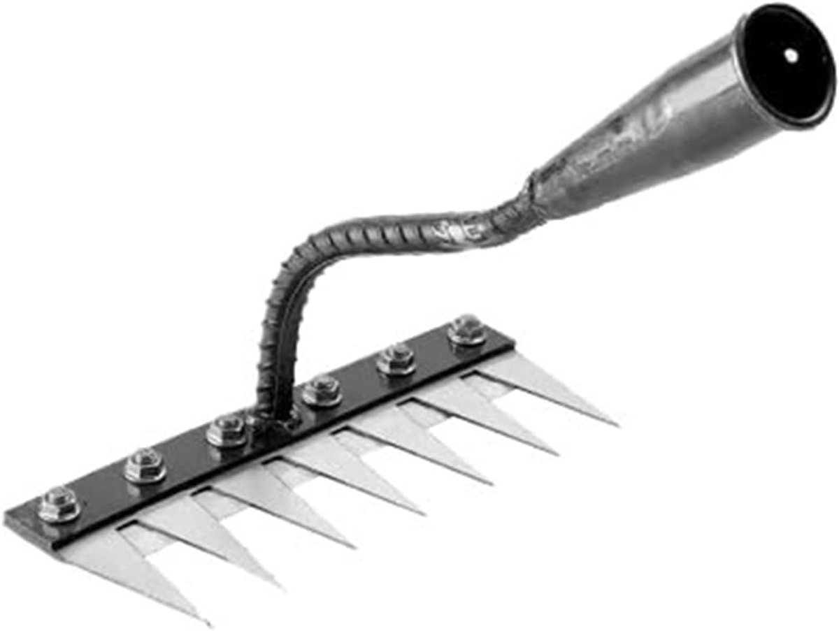 Onkruidtrekker - Wortelverwijderaar Tuin - Efficiënt Tuinieren - Afneembare Handgreep - 38 x 30 x 12 cm - Zilver