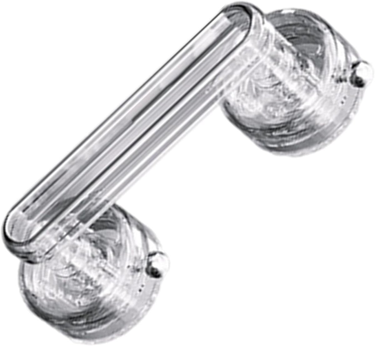 Douche Veiligheidsgreep - Zuigkracht Handgreep - Veilig Douchen - Ponsvrij Montage - 19.6 cm Lengte - Transparant