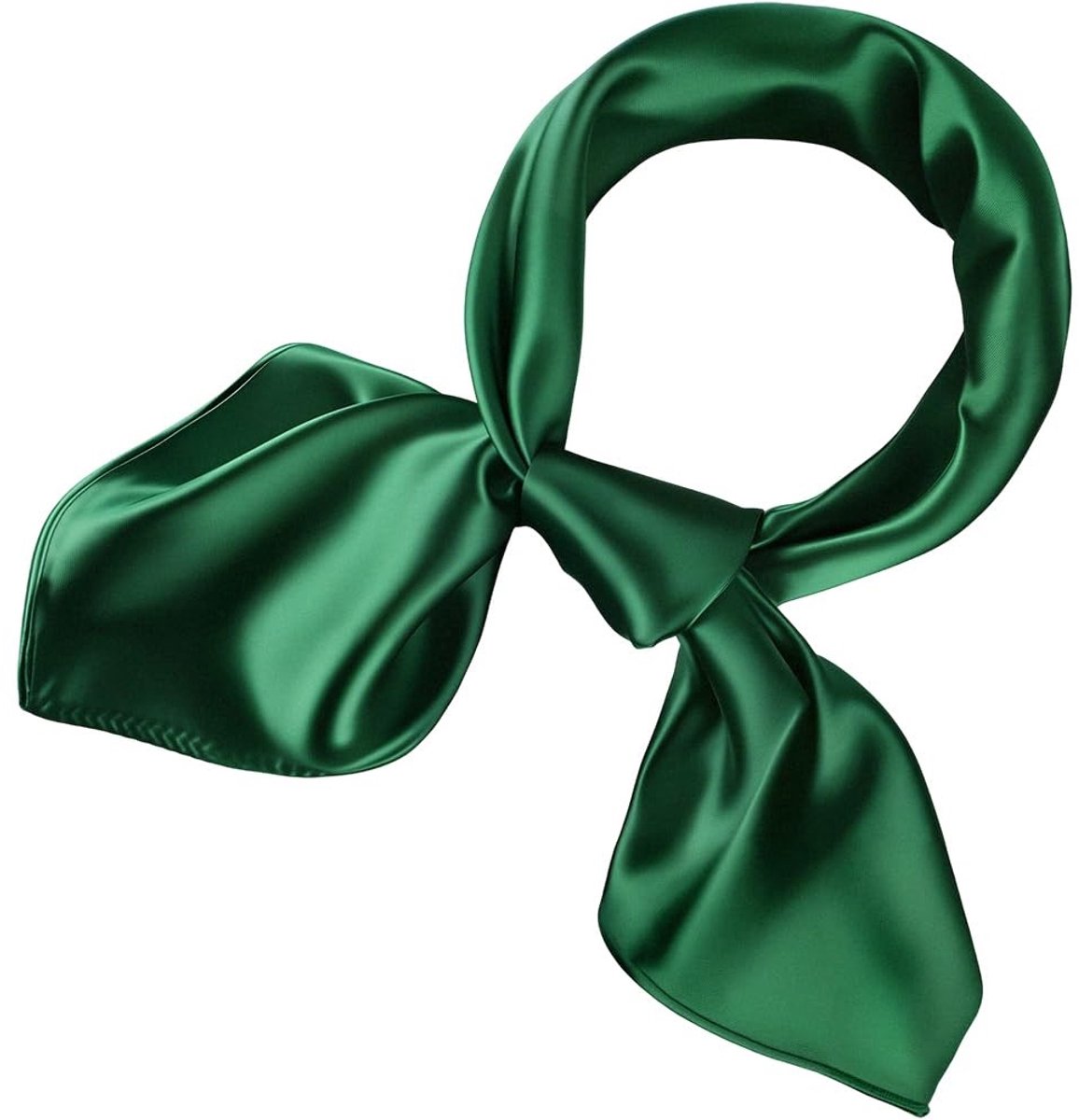Dailygoods - Vrouwen Zijden Gevoel Sjaal - Lichtgewicht Satijnen Hoofddoek