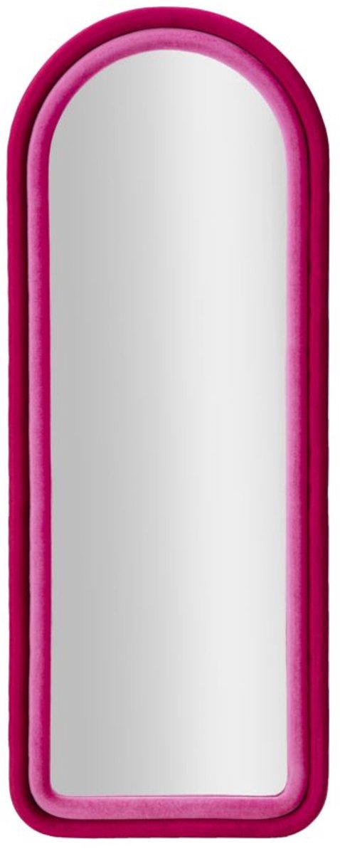 Mauro Ferretti Spiegel Mirroro Cloe Fuxia Velvet 60×4×160 cm