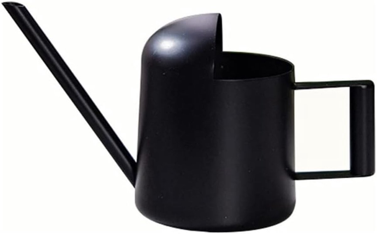 Roestvrijstalen Gieter - Waterplant Tool - Kamerplanten Water Geven - Lange Dunne Tuit - 500 ml - Zwart