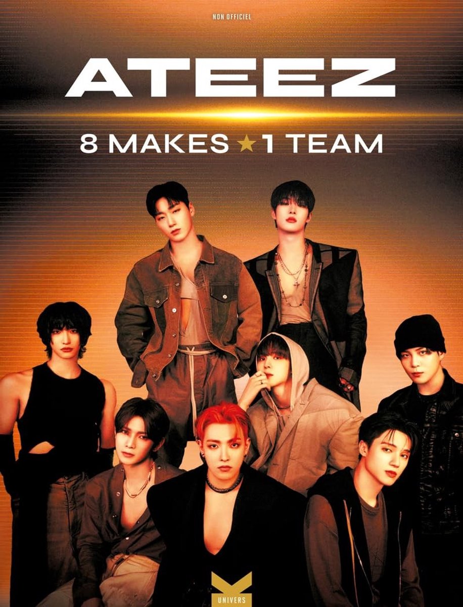Dailygoods- Album ATEEZ - Kpop - Fotoboek - 8 Makes 1 Team - Origineel Concept - Muzikale Avonturen - Muziekalbum