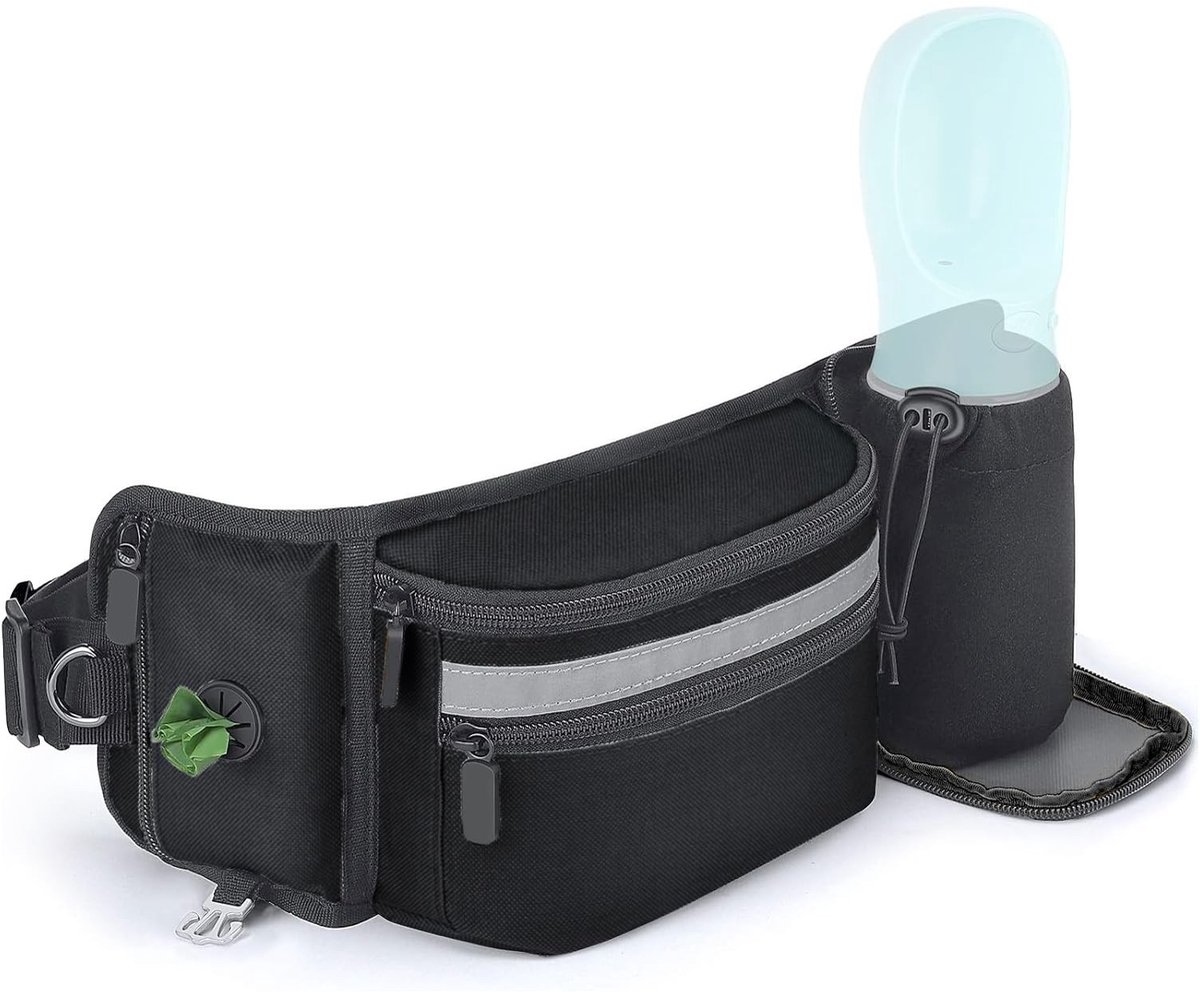 Dailygoods- Traktatiezak Robuust - Multifunctionele Voedertas - Hondentraining - Heuptas - Hardlopen - Wandelen