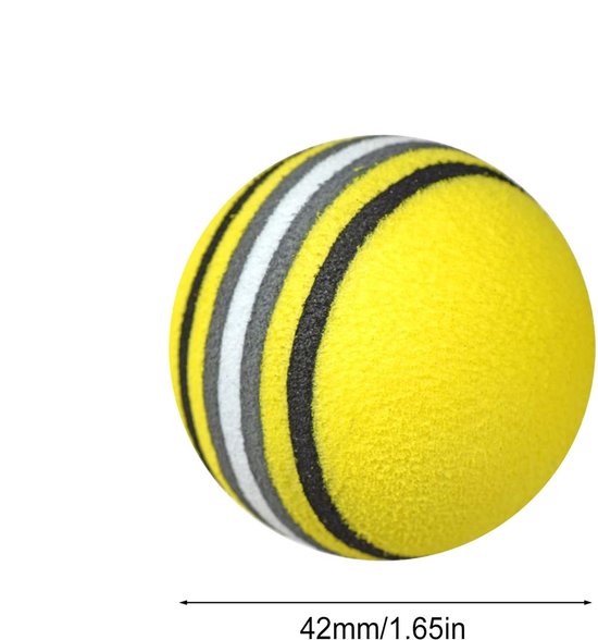 Golfballen 10x - EVA-schuim - Trainingsballen - Warming-up Spullen - Geschikt voor Binnengebruik - Verbeter Swingtechnieken - Sponsgolfbal — afbeelding 2