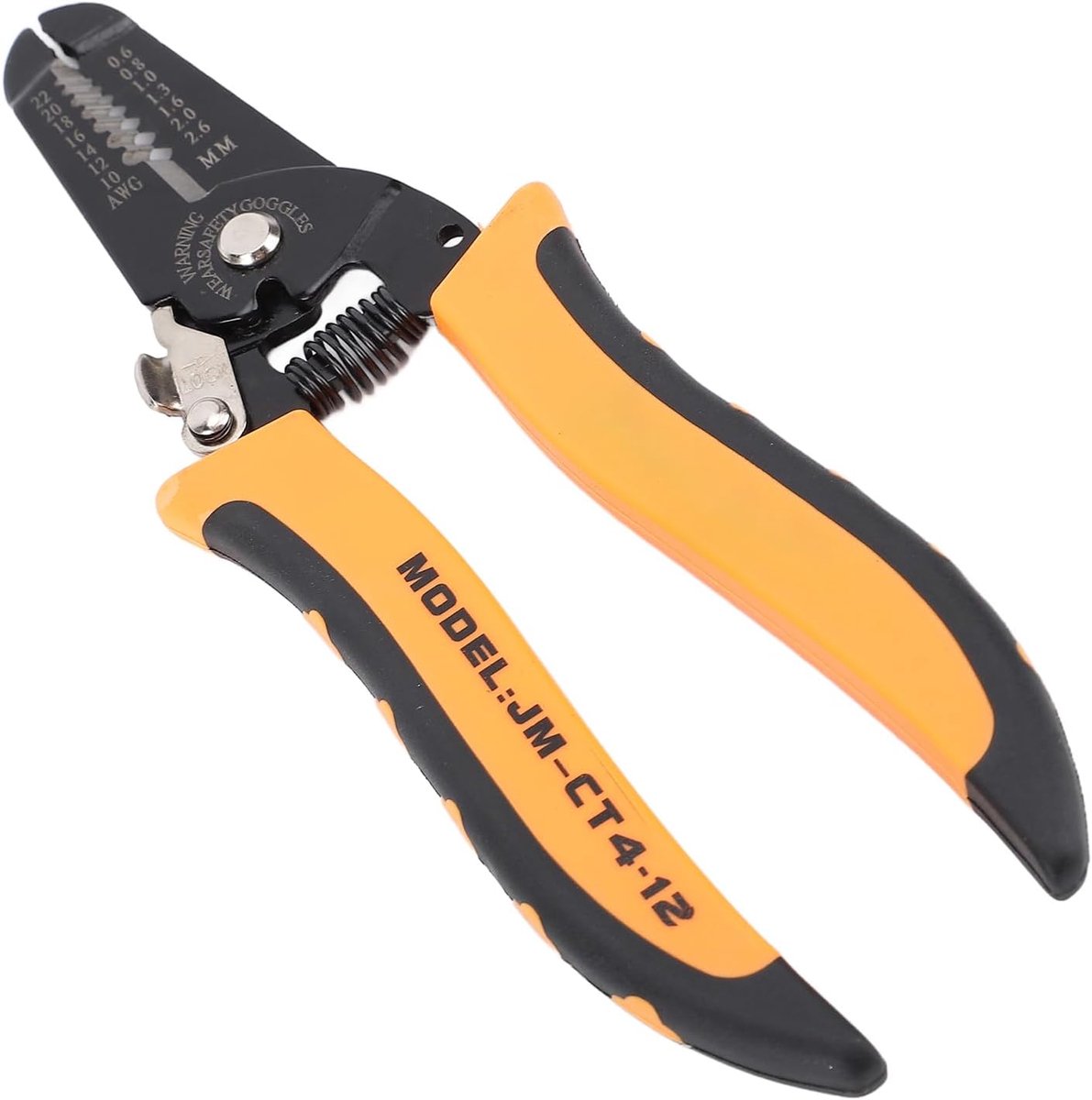Draadstripper Tang - Koolstofstaal Tang - Draad Bewerken - Veiligheidsslot Randgemarkeerd - 10-24 AWG - Grijs