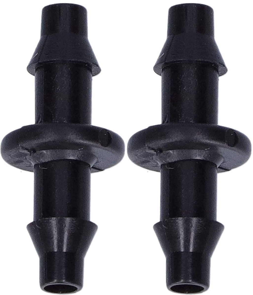 Dailygoods- Slangconnectoren 100 Stuks - 2-Weg Slangconnector - Drip Irrigatiesysteem - ABS Materiaal - 4/7 Slang Aansluiting - Geschikt voor Tuinen en Gewassen - Tuinslangconnector