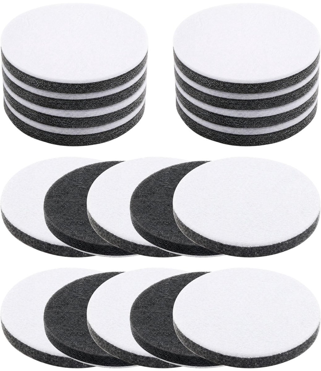 Dailygoods- Polijstschijf 50 mm - 18 Stuks - Vilt/Polijstpad - Klittenband - Geschikt voor Bosch - Herbruikbaar/Hoogglans