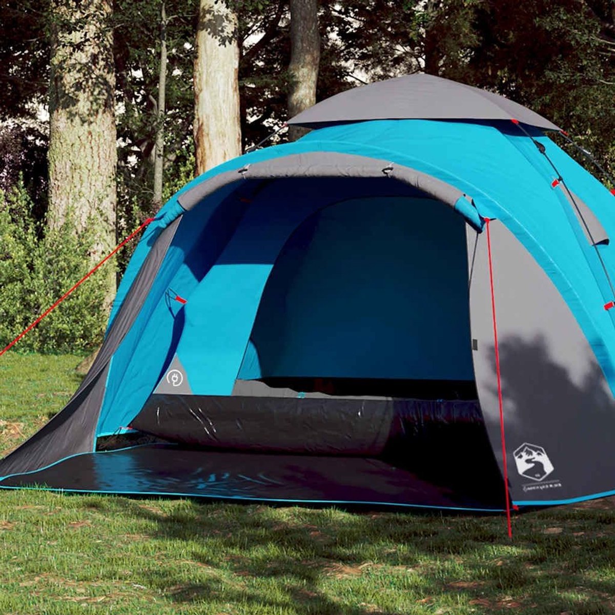 Koepeltent 3 personen - Kampeertent - Outdoor avonturen - Snelle opbouw - 290x220x150 cm - Blauw