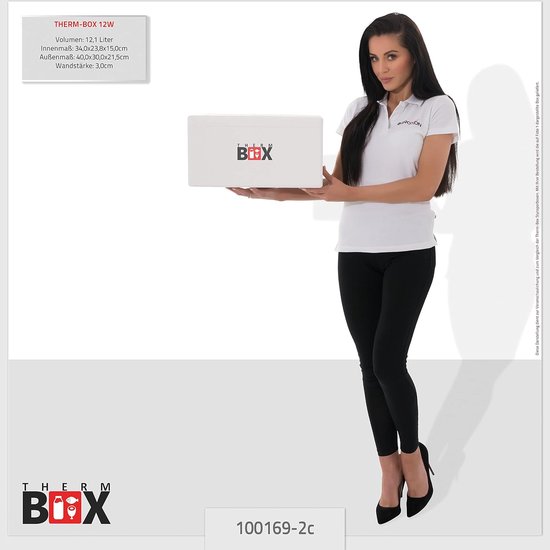Thermo isolatiebox - Koelbox met batterijen - Voedsel transport - Vaatwasserbestendig - 21.5 liter - Wit van Thermo期开奖 — afbeelding 5