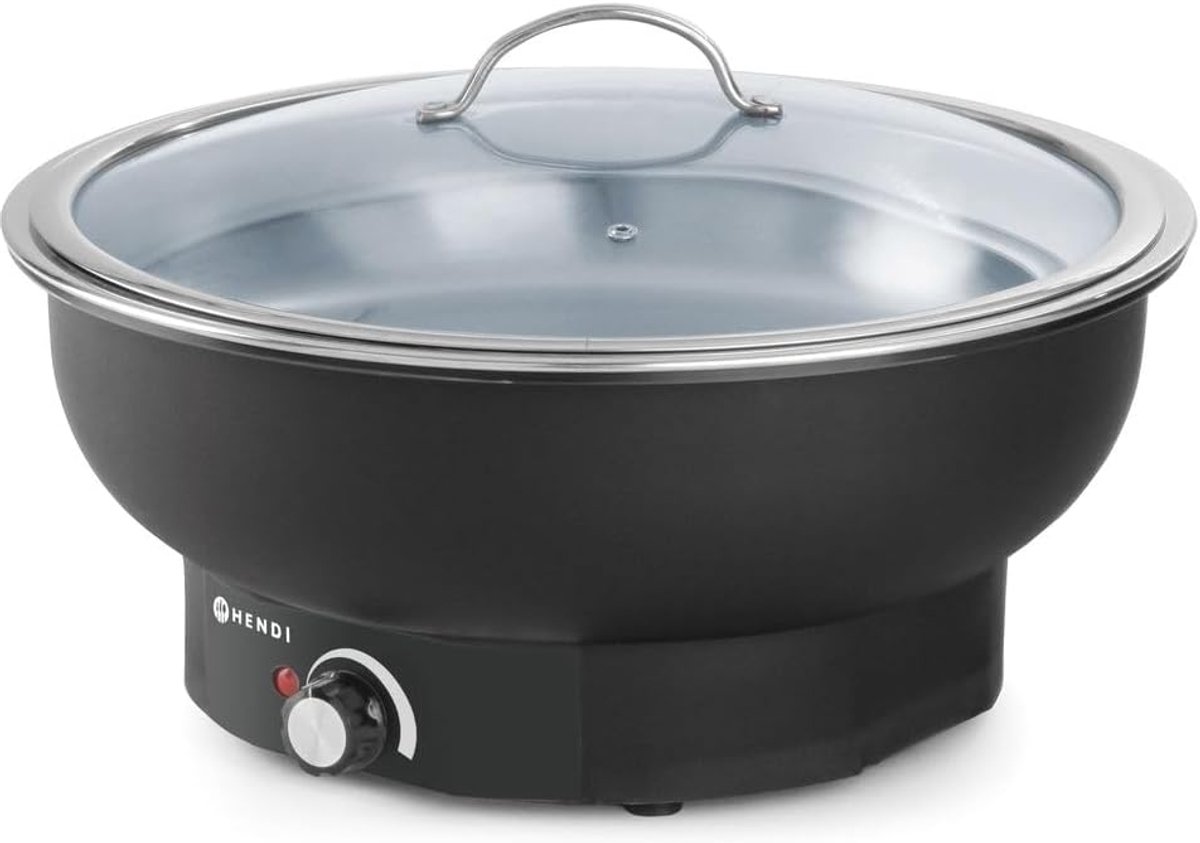 Elektrische Bain Marie - Warmhoudbak - Buffet Warm Houden - Temperatuur Instelbaar - 6.8L - Zilver